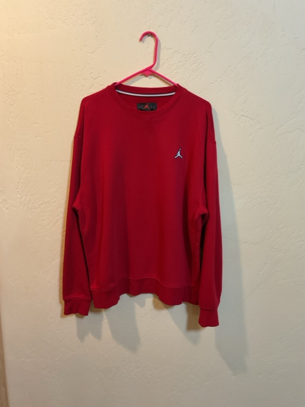 Jordan Red Crewneck Sweatshirt